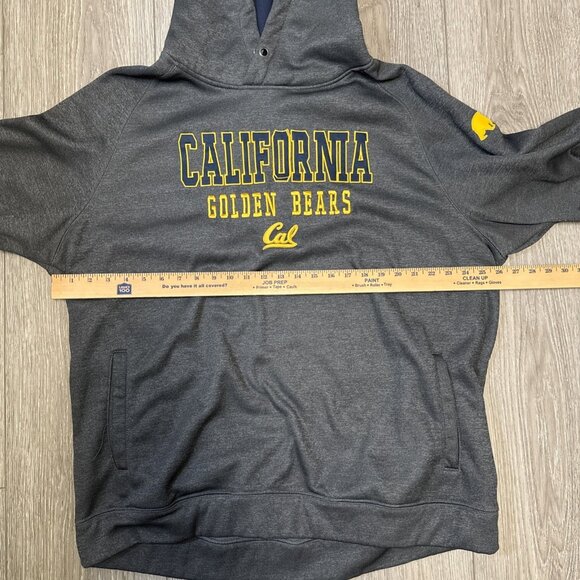 California Golden Bears Hoodie Men 3X Gray Hoodie Sweatshirt Pullover NCAA - Picture 11 of 15